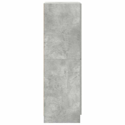 vidaXL Küchenschrank Betongrau 38x41,5x131,5 cm Holzwerkstoff