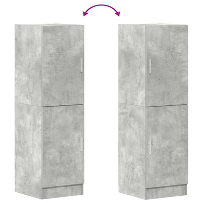 vidaXL Küchenschrank Betongrau 38x41,5x131,5 cm Holzwerkstoff