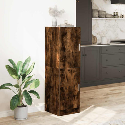 vidaXL Küchenschrank Räuchereiche 38x41,5x131,5 cm Holzwerkstoff