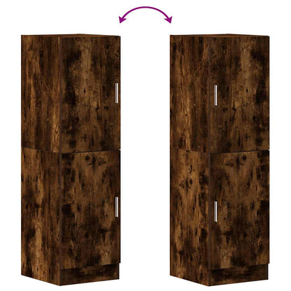 vidaXL Küchenschrank Räuchereiche 38x41,5x131,5 cm Holzwerkstoff