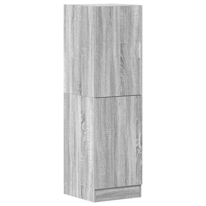 vidaXL Küchenschrank Grau Sonoma 38x41,5x131,5 cm Holzwerkstoff