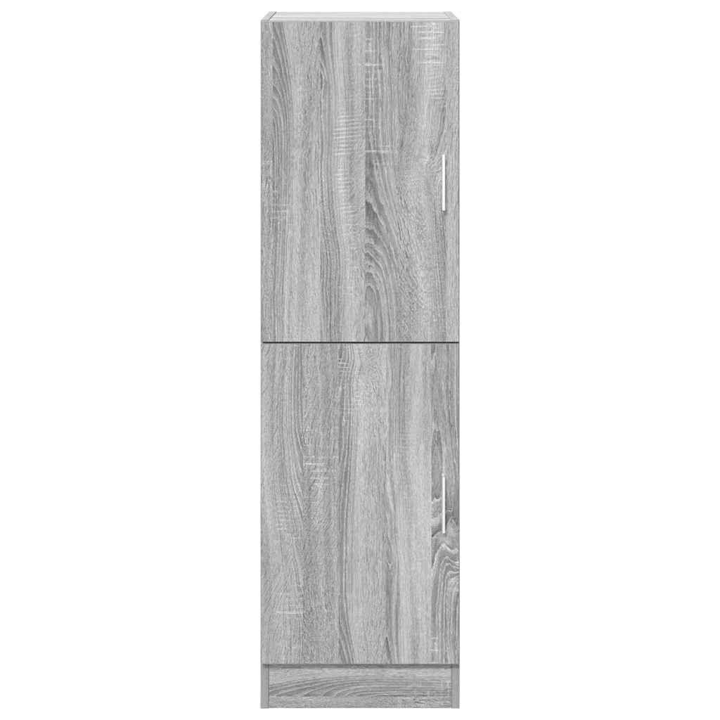 vidaXL Küchenschrank Grau Sonoma 38x41,5x131,5 cm Holzwerkstoff
