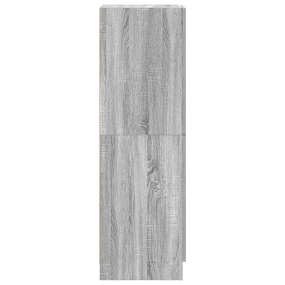 vidaXL Küchenschrank Grau Sonoma 38x41,5x131,5 cm Holzwerkstoff