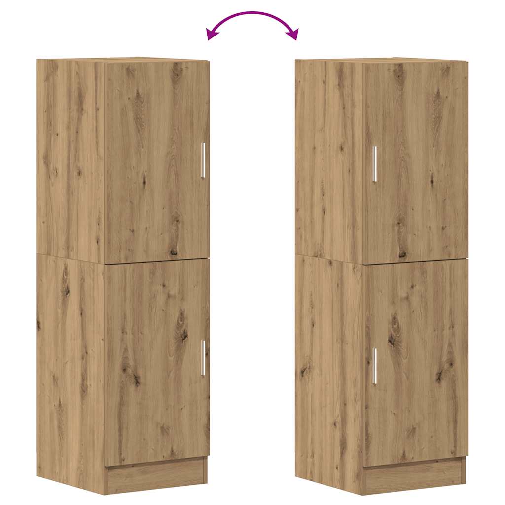 vidaXL Küchenschrank Artisan-Eiche 38x41,5x131,5 cm Holzwerkstoff