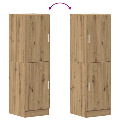 vidaXL Küchenschrank Artisan-Eiche 38x41,5x131,5 cm Holzwerkstoff