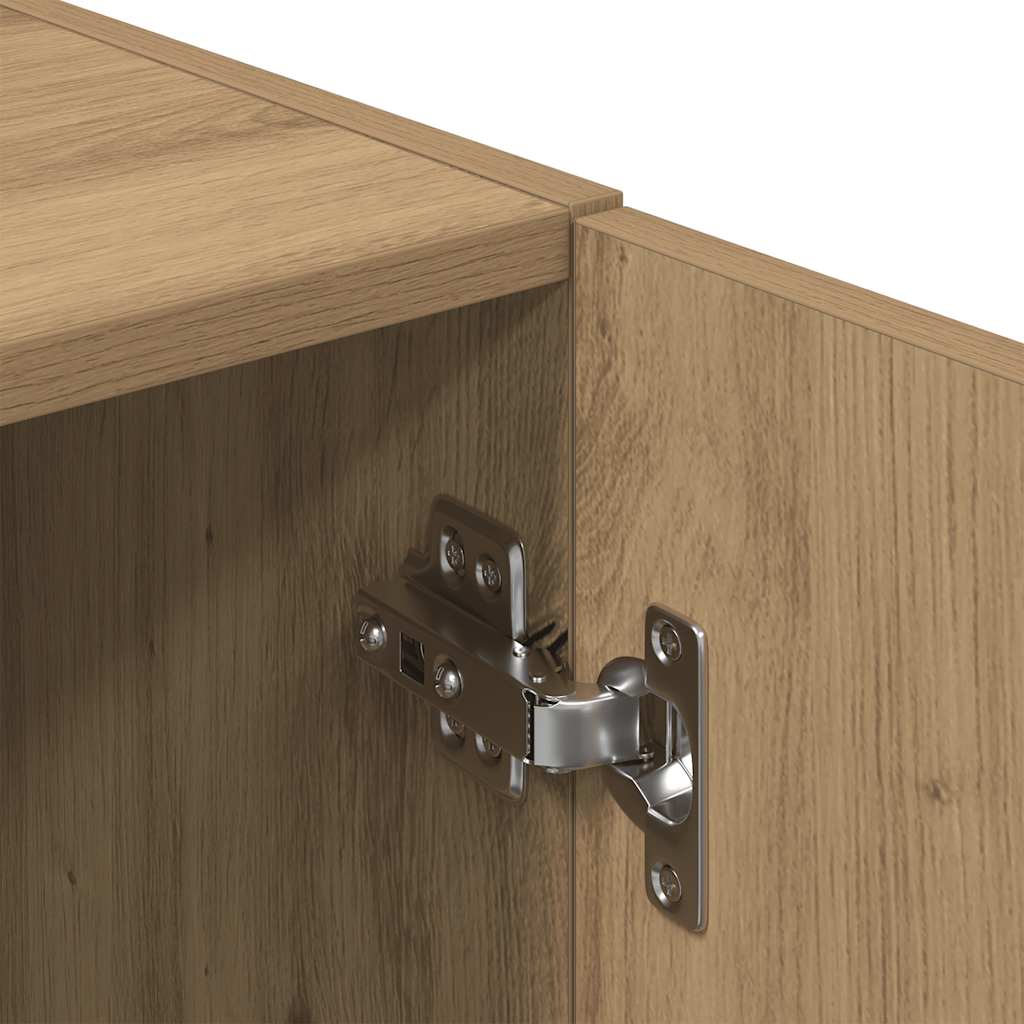 vidaXL Küchenschrank Artisan-Eiche 38x41,5x131,5 cm Holzwerkstoff