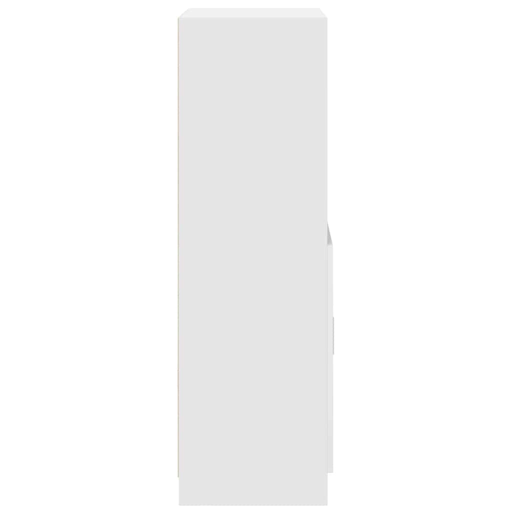 vidaXL Küchenschrank Weiß 57x41,5x131,5 cm Holzwerkstoff