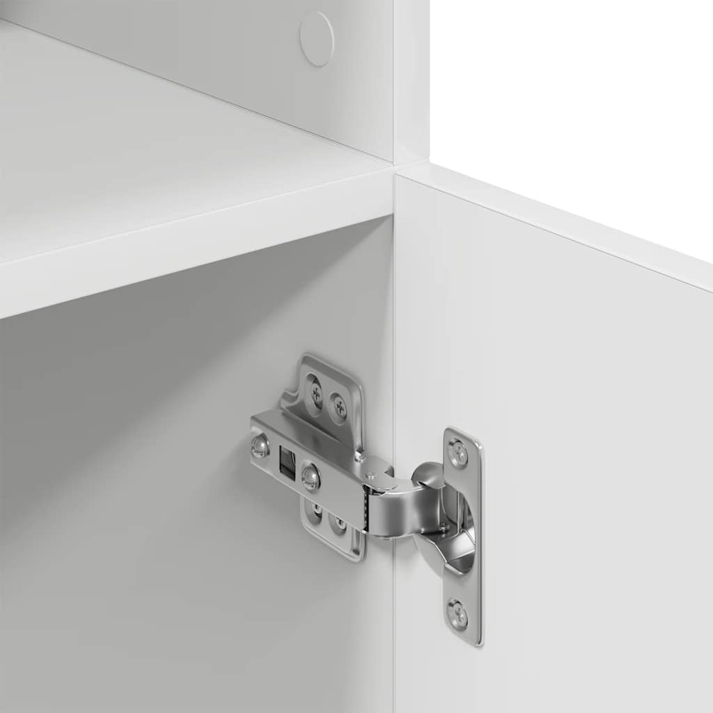 vidaXL Küchenschrank Weiß 57x41,5x131,5 cm Holzwerkstoff