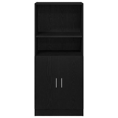 vidaXL Küchenschrank Schwarz 57x41,5x131,5 cm Holzwerkstoff