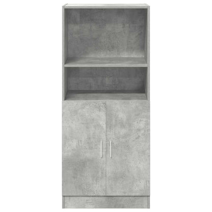 vidaXL Küchenschrank Betongrau 57x41,5x131,5 cm Holzwerkstoff