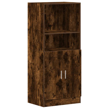 vidaXL Küchenschrank Räuchereiche 57x41,5x131,5 cm Holzwerkstoff