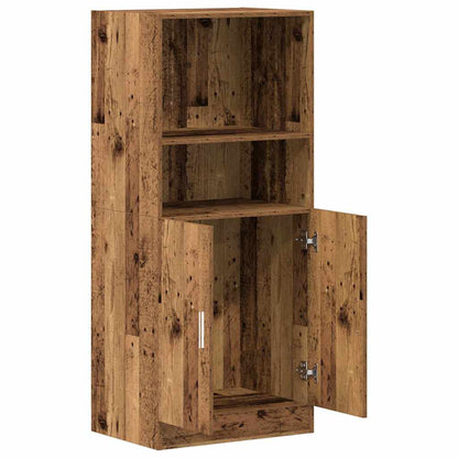 vidaXL Küchenschrank Altholz-Optik 57x41,5x131,5 cm Holzwerkstoff