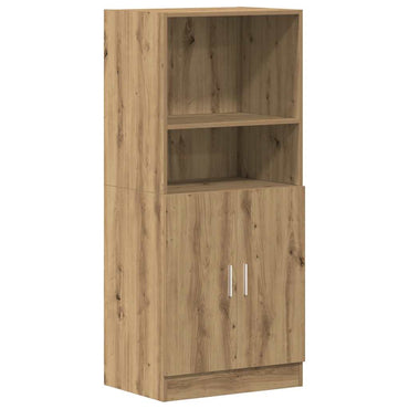 vidaXL Küchenschrank Artisan-Eiche 57x41,5x131,5 cm Holzwerkstoff