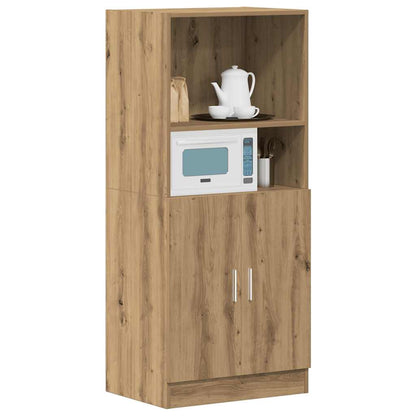 Küchenschrank Artisan-Eiche 57x41,5x131,5 cm Holzwerkstoff