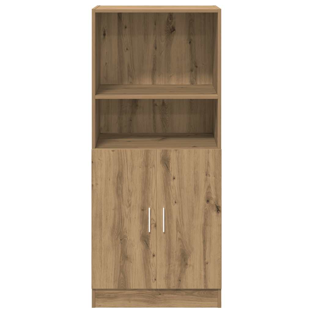 vidaXL Küchenschrank Artisan-Eiche 57x41,5x131,5 cm Holzwerkstoff