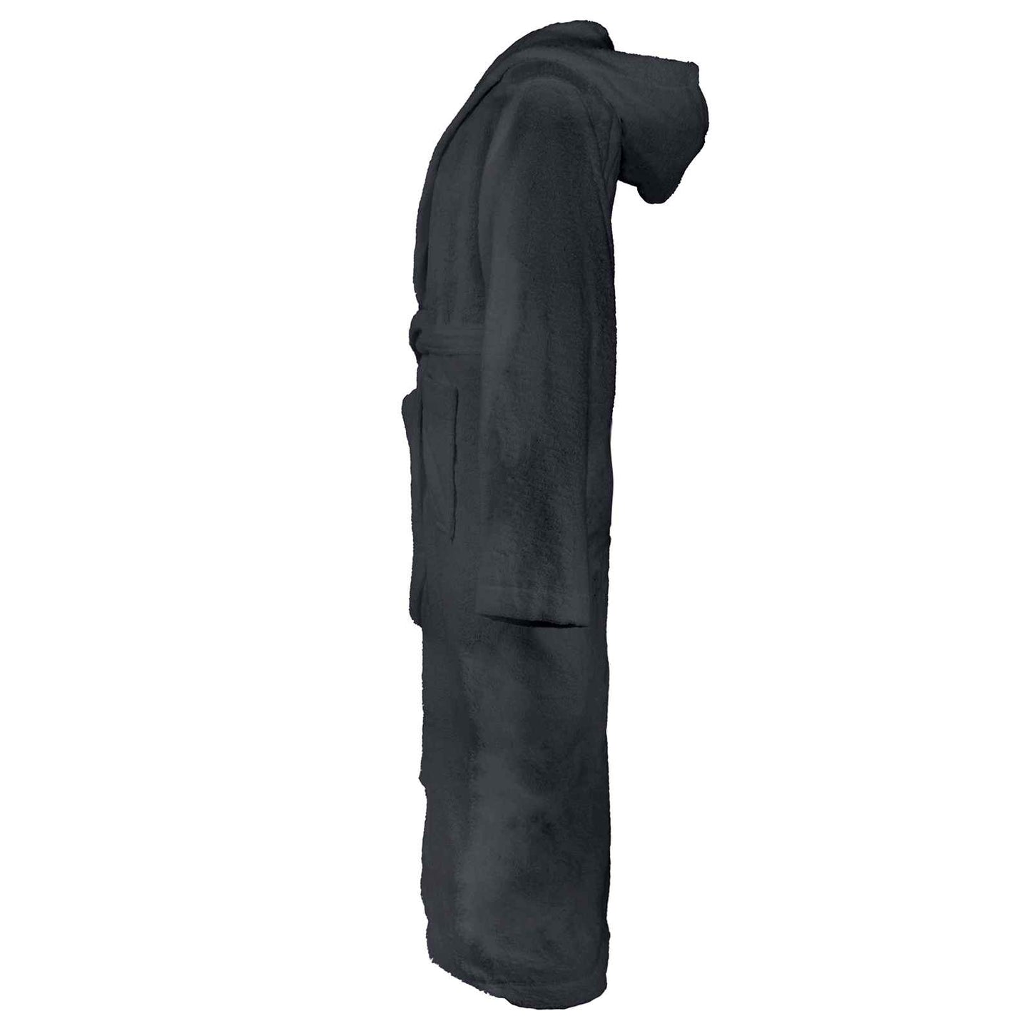 Bademantel KINN Anthrazit XL Baumwolle