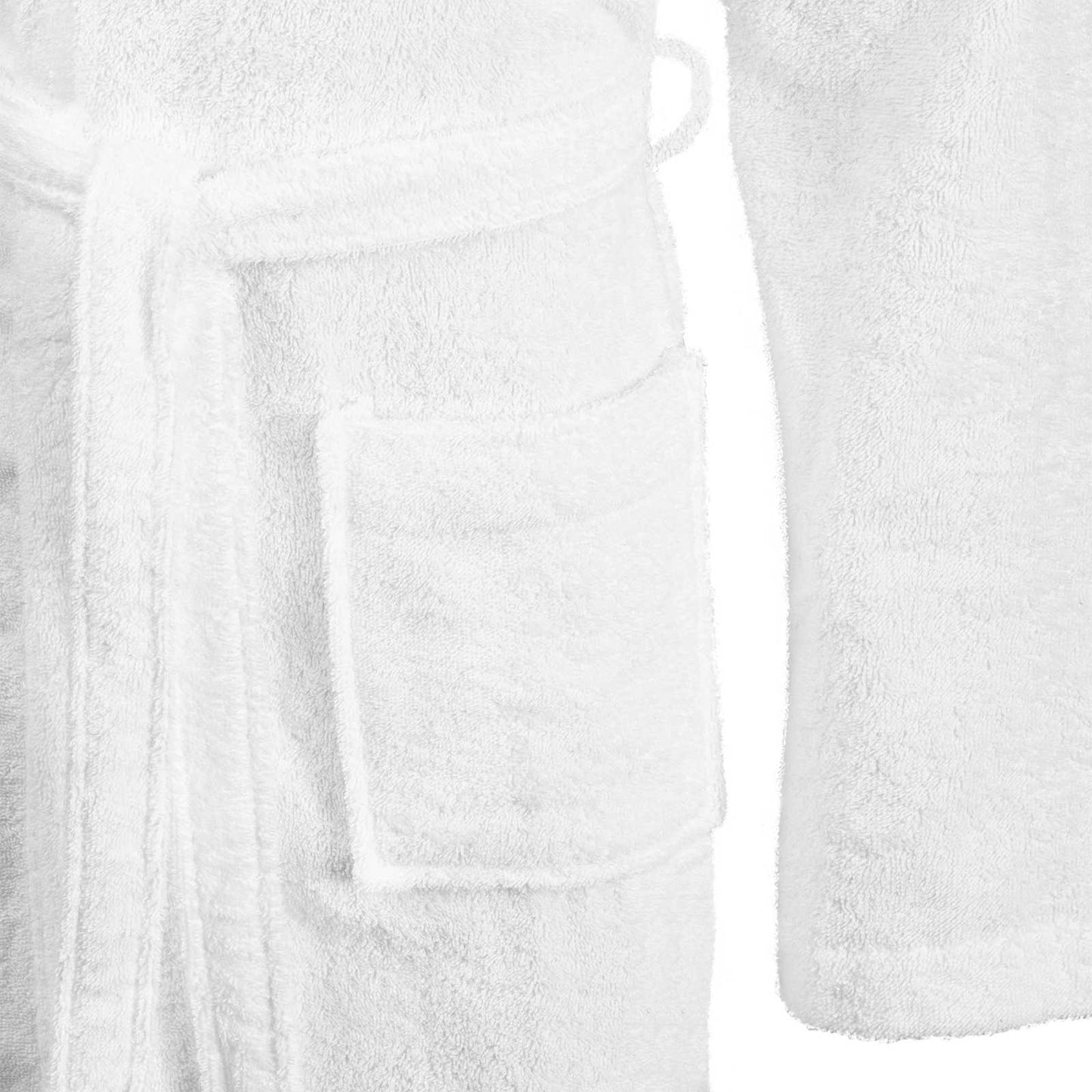 Bademantel KINN Weiß M Baumwolle