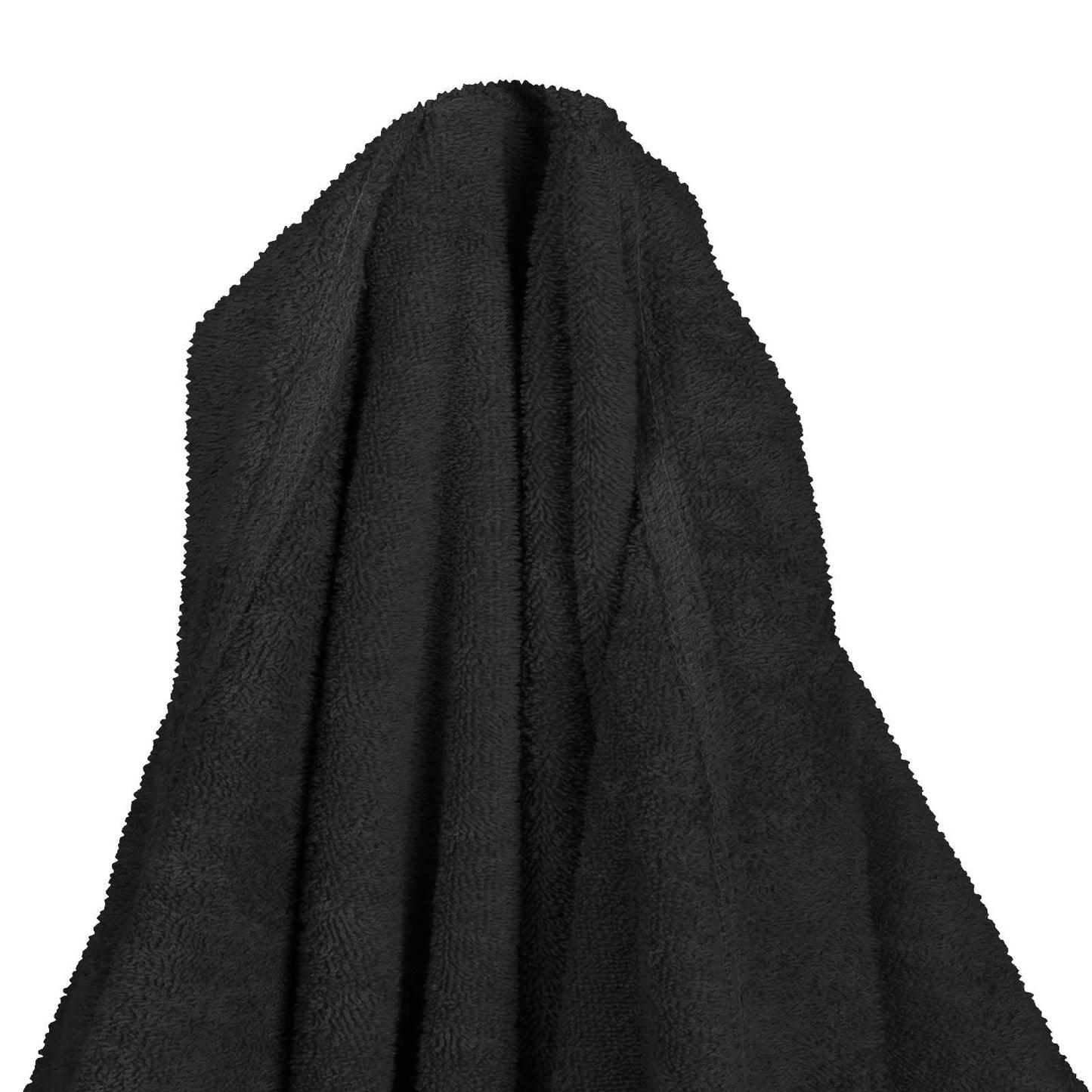 Decken-Hoodie KINN Schwarz L Baumwolle