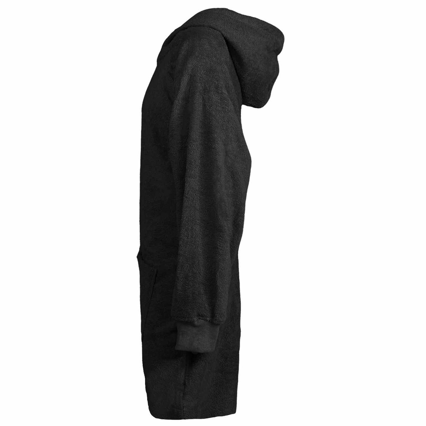 Decken-Hoodie KINN Schwarz L Baumwolle