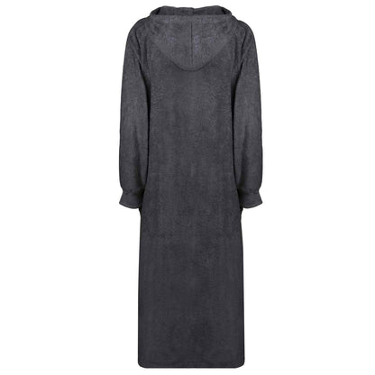 Decken-Hoodie KINN Anthrazit XXL Baumwolle