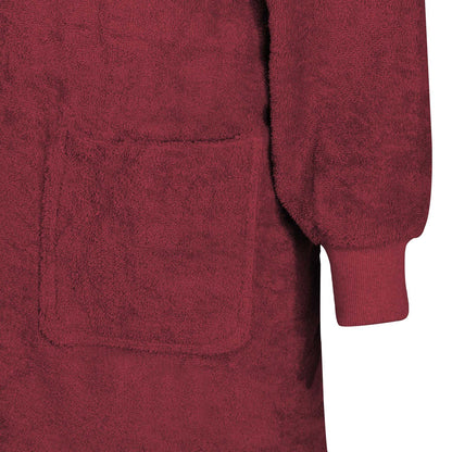 Decken-Hoodie KINN Rot XL Baumwolle