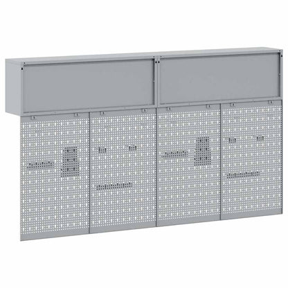 Werkzeugschrank-Set 6 pcs Rot Pulverbeschichteter Stahl