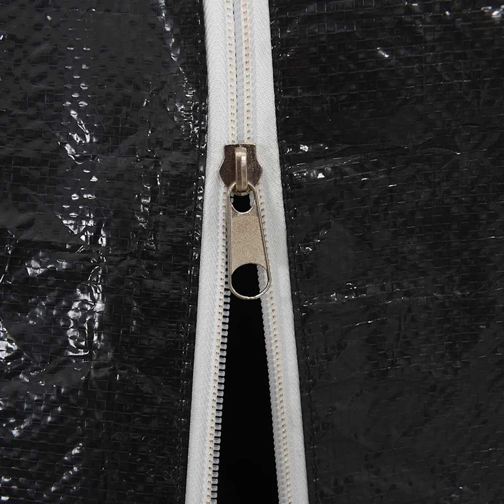 vidaXL Brennholzregal mit Regenschutz 151x60,5x110,5 cm Stahl Verzinkt