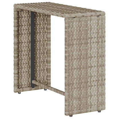 vidaXL Ensemble de canapés de jardin 5 pcs avec coussins empilables en résine tressée gris clair