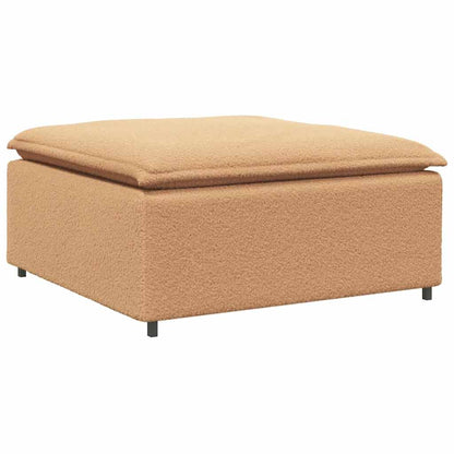 Modulares Sofa Fußhocker-Modul Beige 100x100x48 cm
