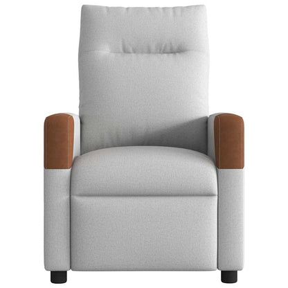 vidaXL Massagesessel Wolkengrau Stoff