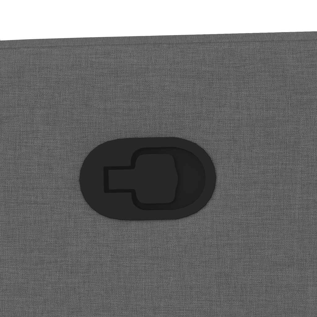 Massage-Relaxsessel, Stoff, Dunkelgrau