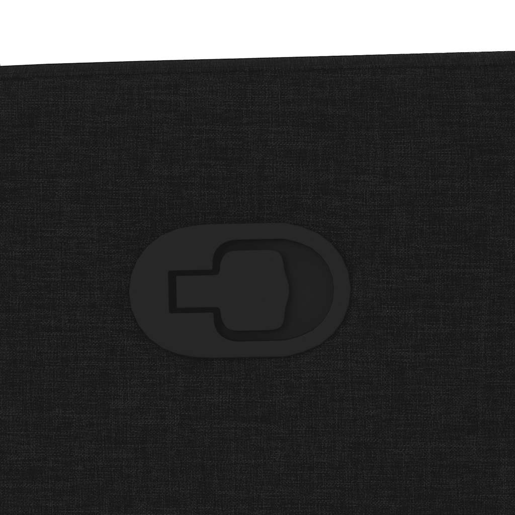 Massagesessel Schwarz Stoff