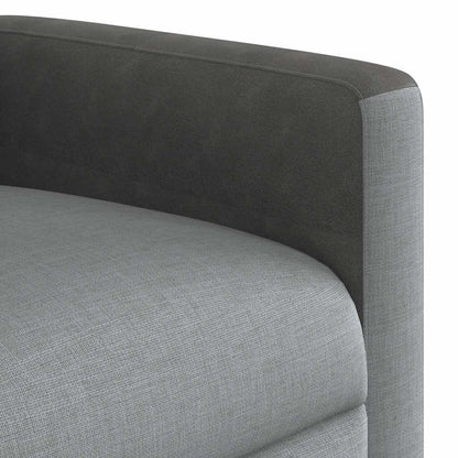 vidaXL Relaxsessel Hellgrau Stoff