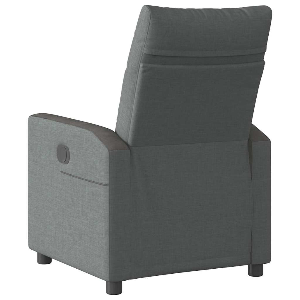 vidaXL Relaxsessel Dunkelgrau Stoff