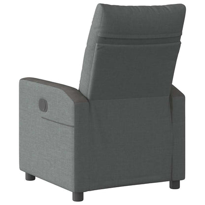 vidaXL Relaxsessel Dunkelgrau Stoff