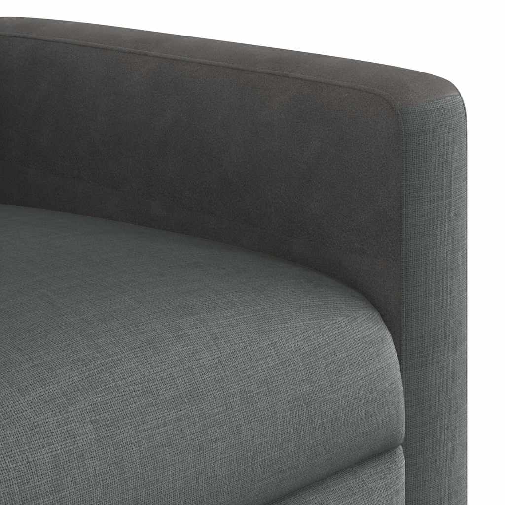 vidaXL Relaxsessel Dunkelgrau Stoff