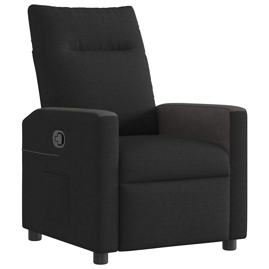 vidaXL Relaxsessel Schwarz Stoff