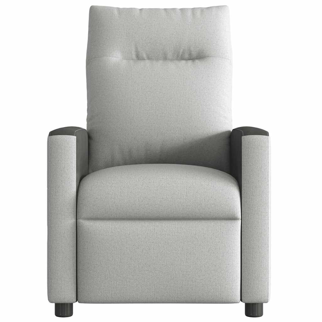 vidaXL Massagesessel Wolkengrau Stoff