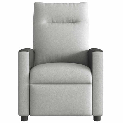 vidaXL Massagesessel Wolkengrau Stoff