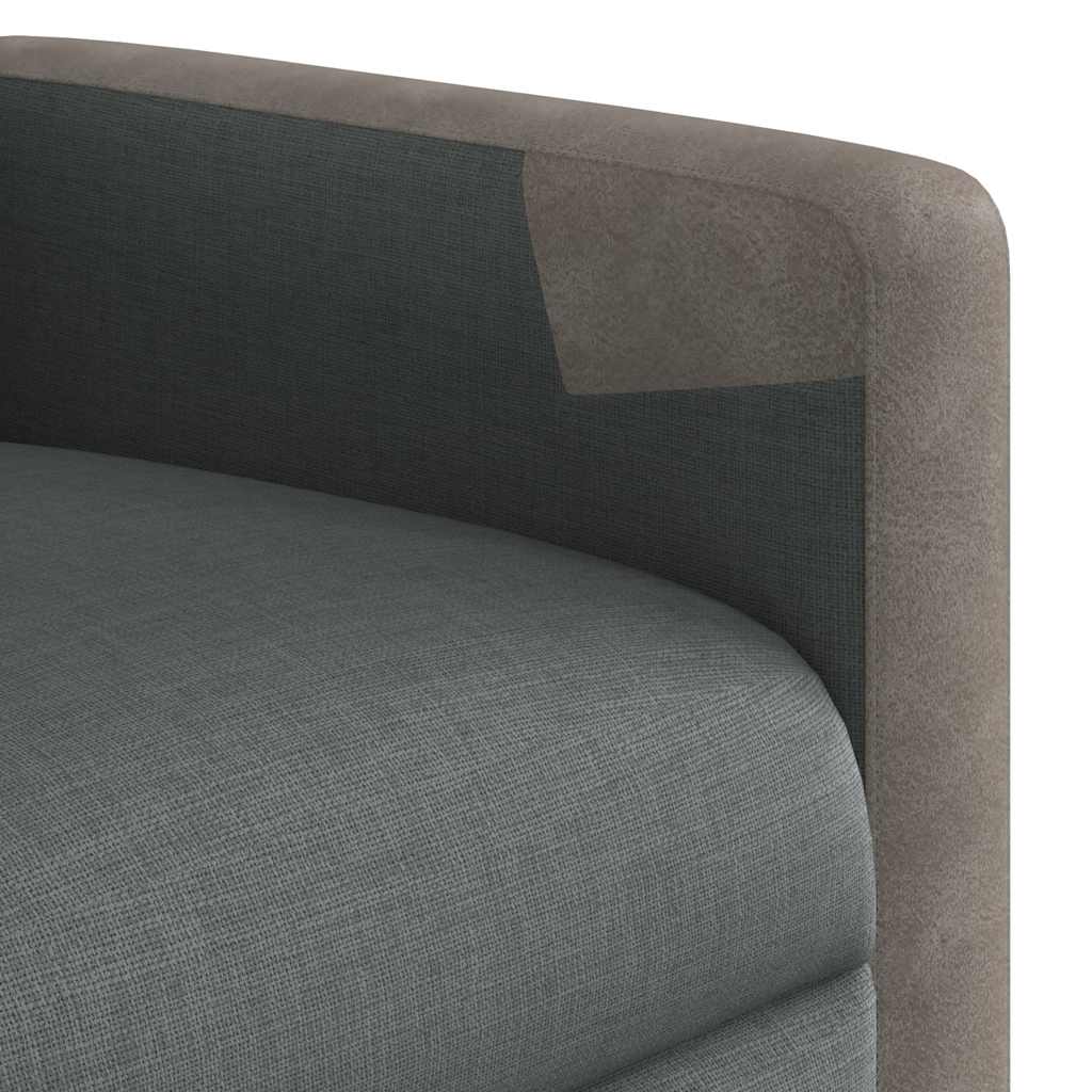 vidaXL Relaxsessel Dunkelgrau Stoff