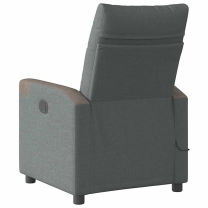 vidaXL Massagesessel Dunkelgrau Stoff
