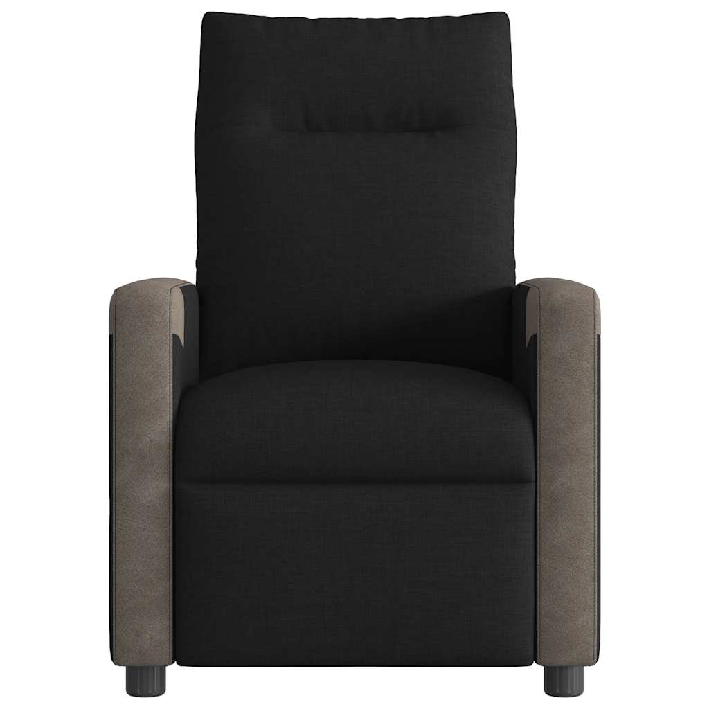 vidaXL Massagesessel Schwarz Stoff