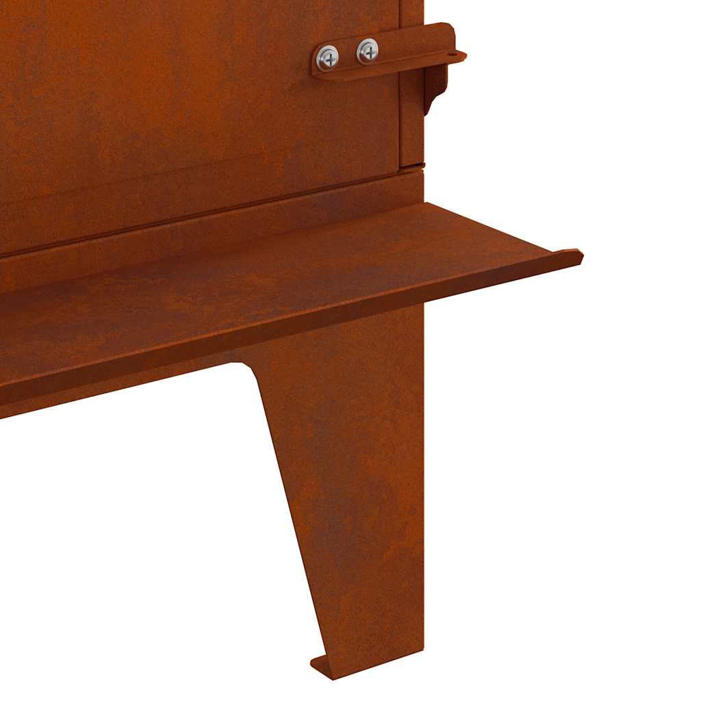 Gartenofen 35x50x60 cm Cortenstahl