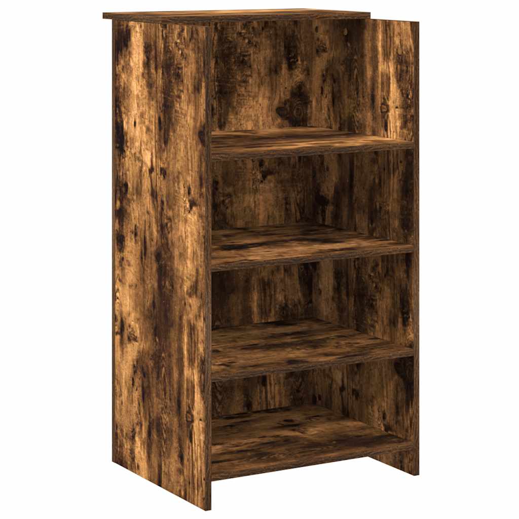 vidaXL Empfangstheke Räuchereiche 55x50x103,5 cm Holzwerkstoff