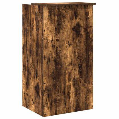 vidaXL Empfangstheke Räuchereiche 55x50x103,5 cm Holzwerkstoff