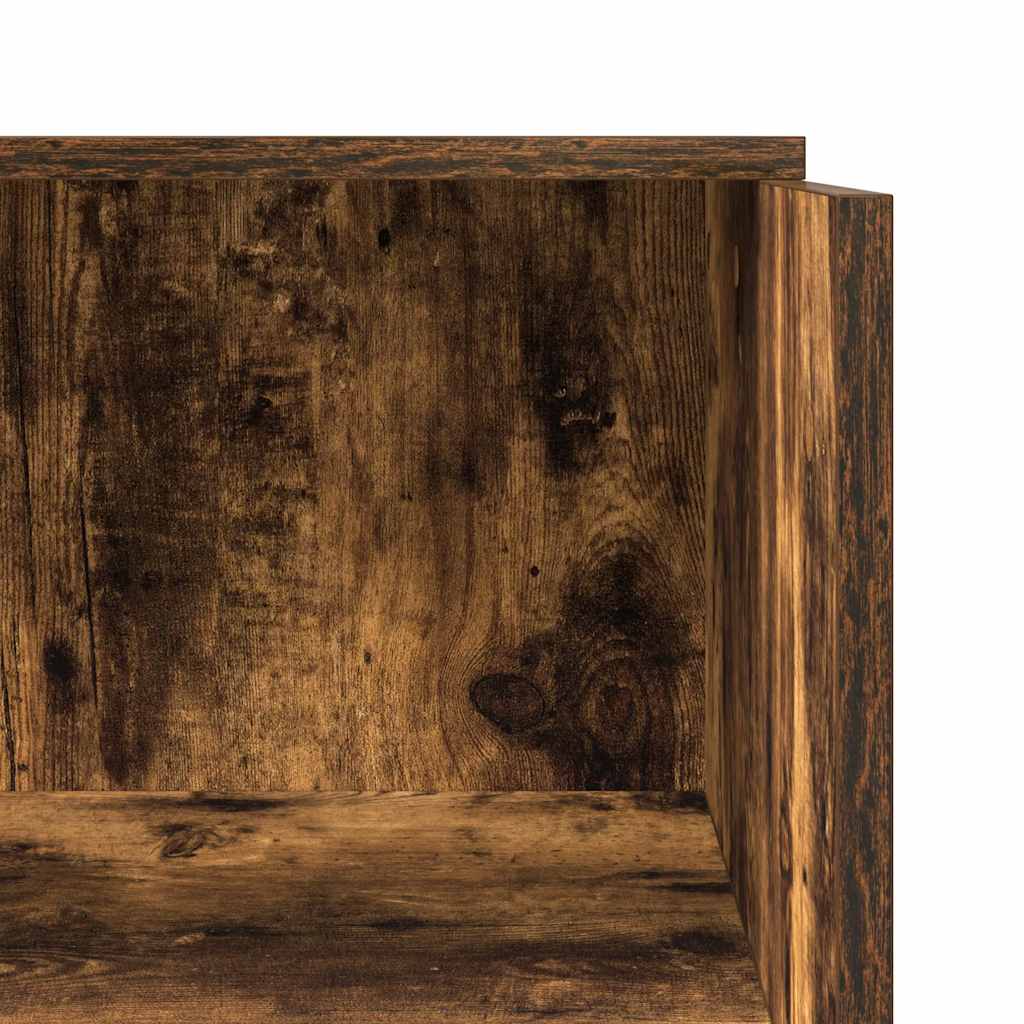 vidaXL Empfangstheke Räuchereiche 55x50x103,5 cm Holzwerkstoff