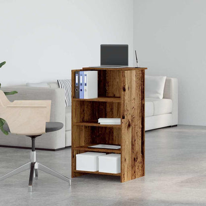 vidaXL Empfangstheke Altholz-Optik 55x50x103,5 cm Holzwerkstoff