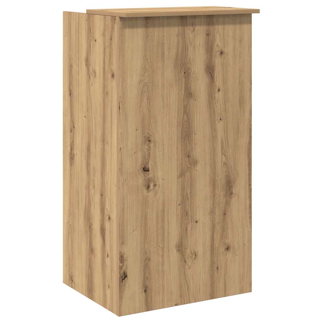 Empfangstheke Artisan-Eiche 55x50x103,5 cm Holzwerkstoff