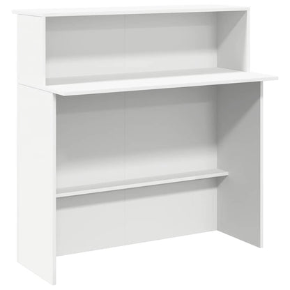 vidaXL Empfangstresen Weiß 100 x 50 x 103,5 cm Holzwerkstoff
