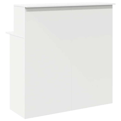 vidaXL Empfangstresen Weiß 100 x 50 x 103,5 cm Holzwerkstoff